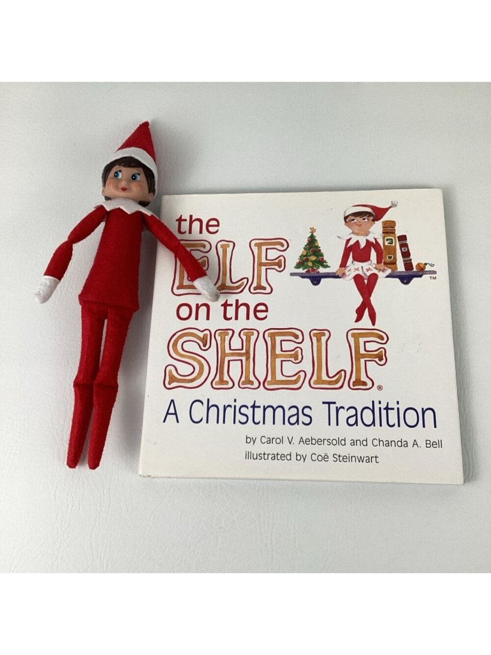 Girl Elf on The Shelf A Christmas Tradition Book Plush Doll Lumistella Company